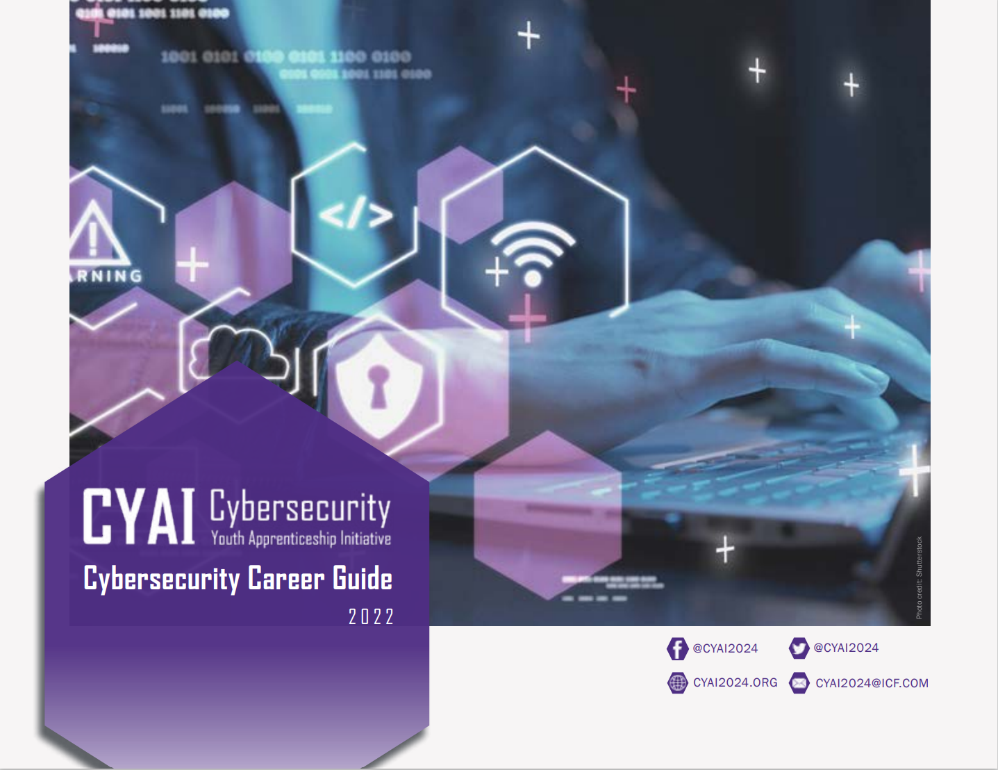 Preview of the first page of the document that includes text/graphics to describe cybersecurity careers.